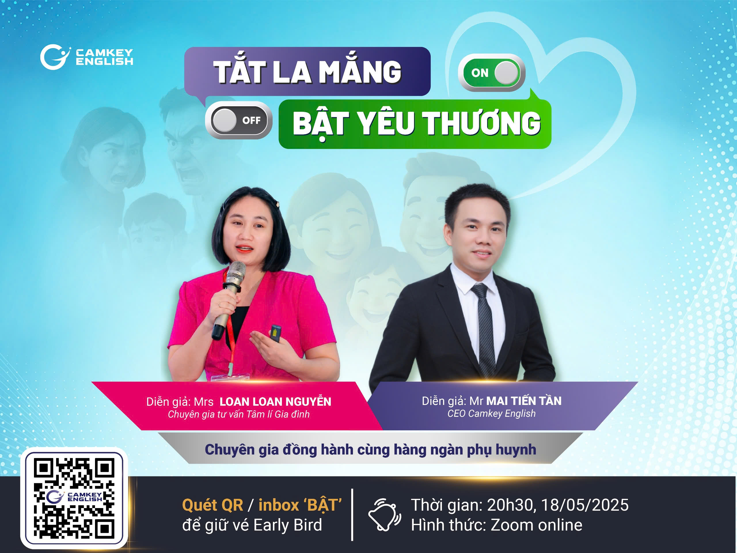 Sự kiện "Tắt la mắng, Bật yêu thương"
